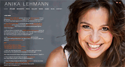 Desktop Screenshot of anika-lehmann.com
